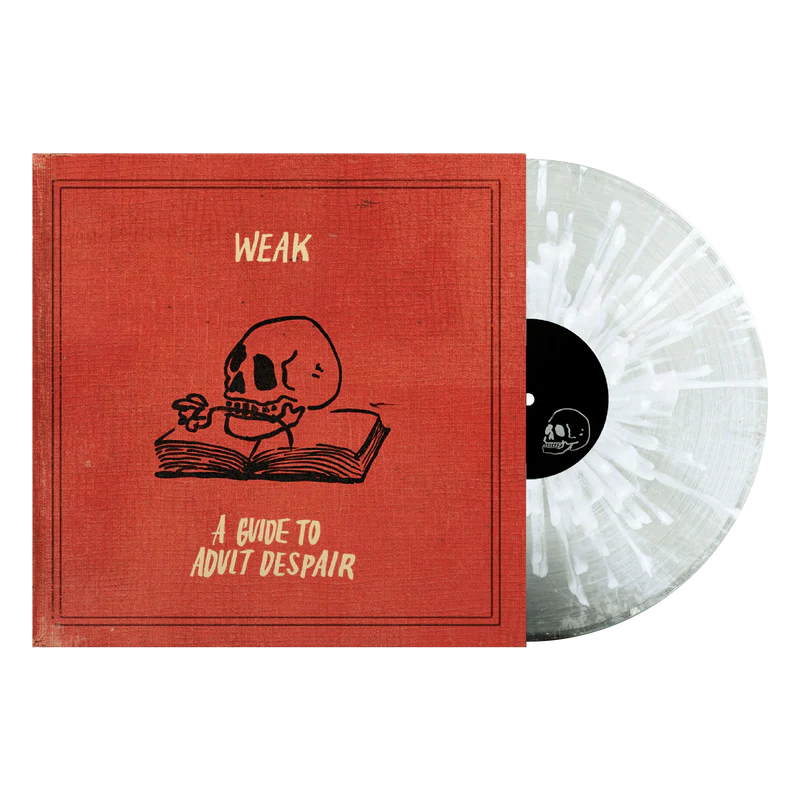 Weak "A Guide To Adult Despair" Clear w/White Splatter 12" LP